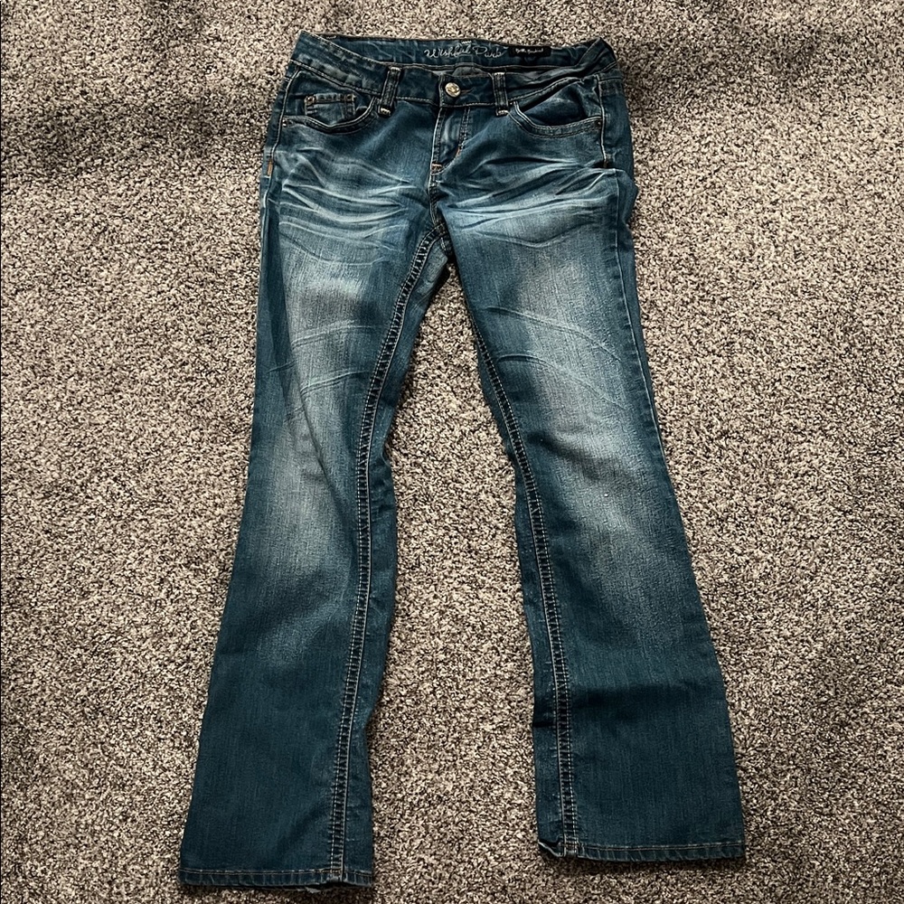Wishful Park Dark Blue Boot Cut Jeans